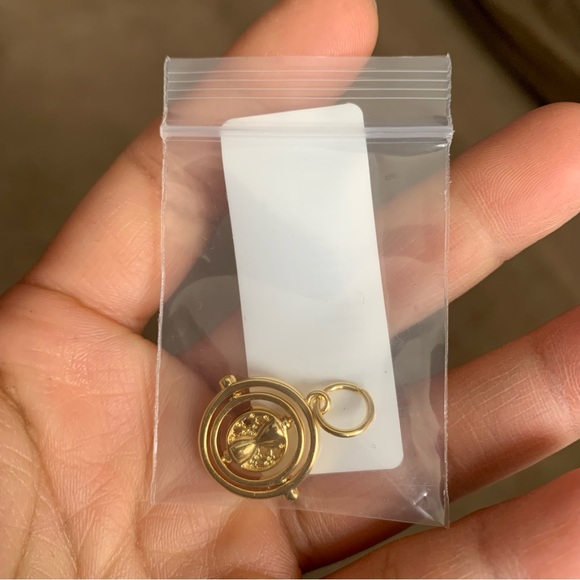 NWOT Harry Potter Time Turner Gold Charm Jewelry - Picture 2 of 12